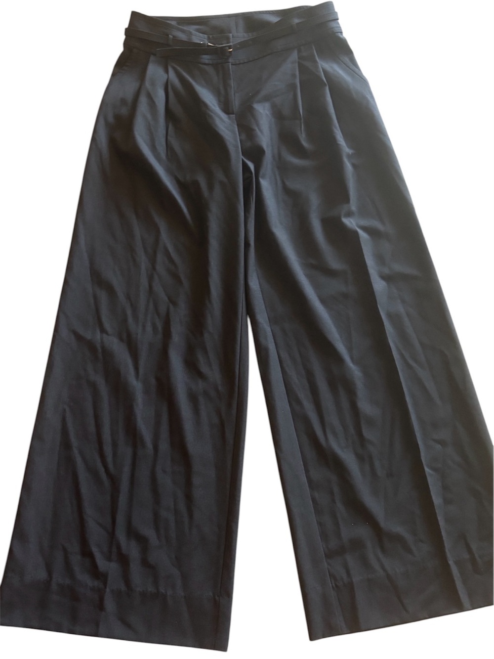 ST.JOHN WIDE LEG Slate Dress Pants